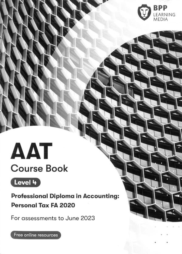 AAT Course Book level 4 Professional Diploma In Accounting 2023