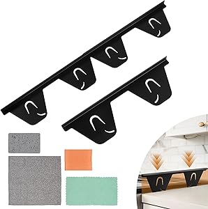 2-Pack Stainless Steel Stove Counter Gap Covers – Adjustable Range Trim Kits for Kitchen Oven Side Gaps, Easy-to-Clean and Heat-Resistant Stove Gap Fillers (Style 1), Length Adjustable from 13.8" to 27.6"
