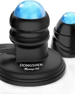 2-in-1 Deep Tissue Massage Ball – Mountable & Removable Trigger Point Massager for Full Body Muscle and Joint Pain Relief and Relaxation