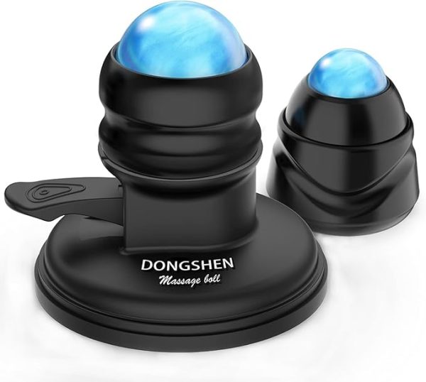 2-in-1 Deep Tissue Massage Ball – Mountable & Removable Trigger Point Massager for Full Body Muscle and Joint Pain Relief and Relaxation