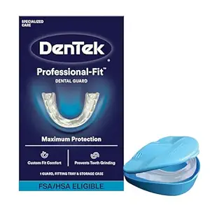 DenTek Nighttime Teeth Grinding Mouth Guard – Professional-Fit Dental Guard, 1 Pack