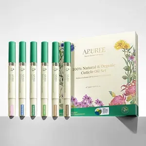 APUREE Organic Cuticle Oil Set – 6-Piece Collection