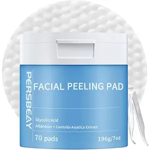 Glycolic Acid Exfoliating Face Pads – Dual-Action Toner for Radiant Skin, Deep Cleansing & Daily Renewal | With Salicylic Acid & Vitamin B3 | 70 Pads