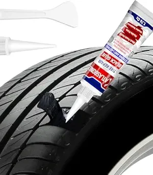 Professional Tire Repair Adhesive – Black Rubber Cement for Cars, Motorcycles, Bikes, RC Vehicles, and More