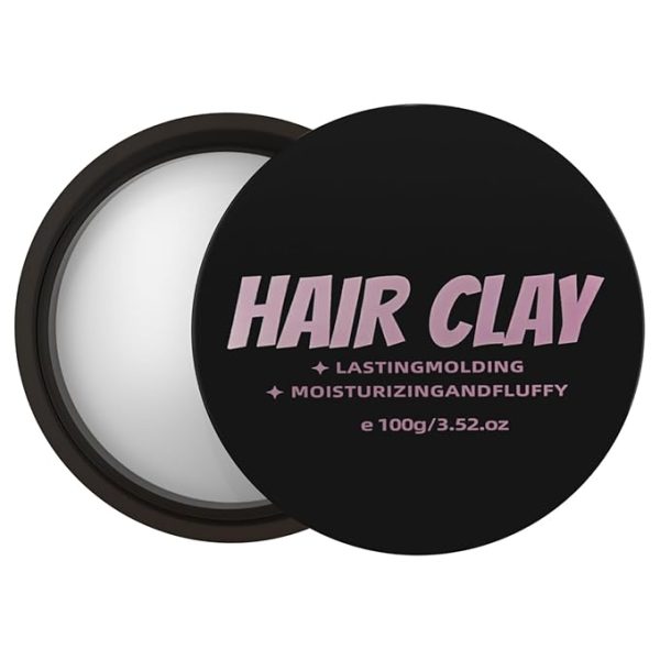 Men’s Matte Hair Clay Pomade – Super Strong Hold, Long-Lasting Style, Matte Finish with Shine and Moisturizing Care – Suitable for All Hair Types