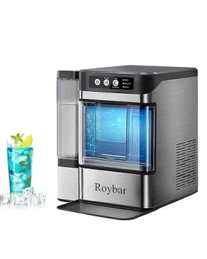 Large-Capacity Countertop Ice Maker – 41 lbs/24H | One-Touch Operation, Self-Cleaning, Portable Ice Machine with Removable 3L Water Tank – Ideal for Home, Bar, or Office Use