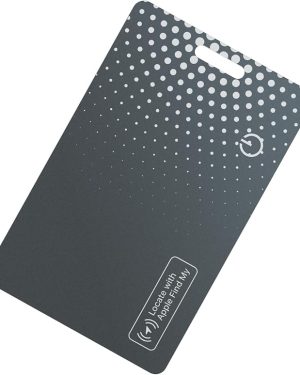Single-Pack Ultra-Thin Bluetooth Card Tracker (1.8mm) – GPS Air Locator Tag for Wallets, Bags, and Luggage (Grey)