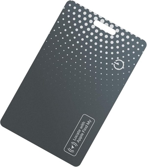 Single-Pack Ultra-Thin Bluetooth Card Tracker (1.8mm) – GPS Air Locator Tag for Wallets, Bags, and Luggage (Grey)