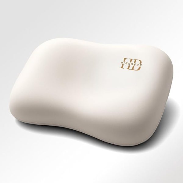 Memory Foam Cervical Neck Pillow – Soft, Ergonomic Side Sleeper Design for Neck Pain Relief, Featuring an Ice Silk Zipperless Pillowcase, Made from Eco-Friendly and Durable Materials