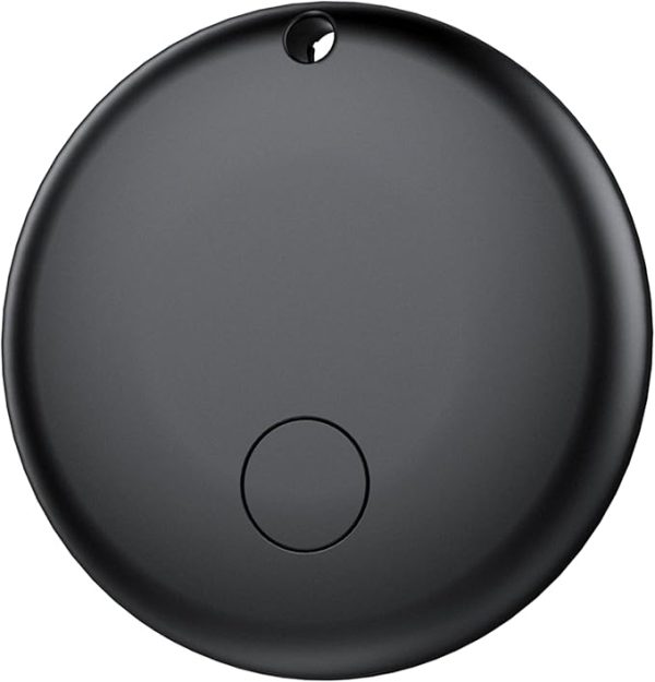 1-Pack Smart AirTag Key Finder & Luggage Tracker (Android Only) – Compatible with Google Find My Device App for Suitcases, Backpacks, and More (Black)