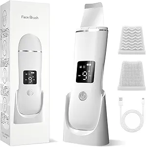 Face Scrubber Skin Spatula – Blackhead Remover with 4 Adjustable Modes | Deep Cleansing Pore Extractor for Facial Skincare | Perfect Gift for Women