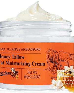Beef Tallow & Honey Balm – Natural Skin Nourishment