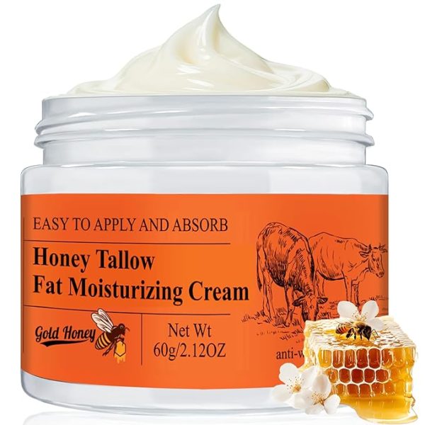 Beef Tallow & Honey Balm – Natural Skin Nourishment