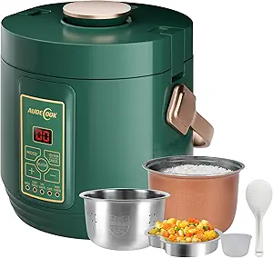 Audecook 1.2L Mini Rice Cooker – Green
