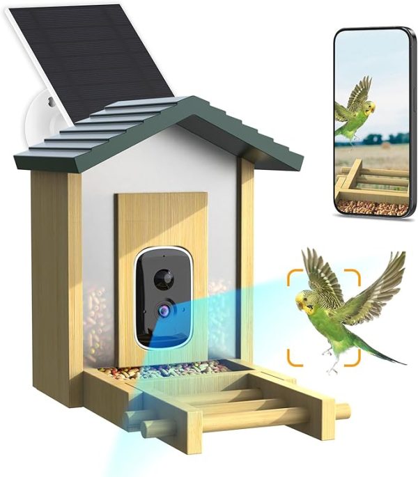 Bird Feeder – 5MP Solar-Powered Smart Bird Feeder with AI Camera