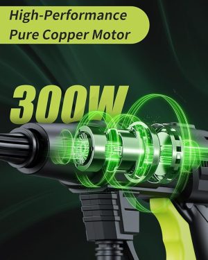Cordless Battery-Powered Pressure Washer – 990 PSI with 4.0Ah Battery & Charger, 6-in-1 Nozzle | Portable Power Washer for Home, Car Wash, and Yard Cleaning