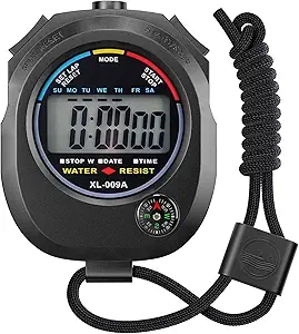 KingL Digital Stopwatch & Interval Timer with Large, Easy-to-Read Display