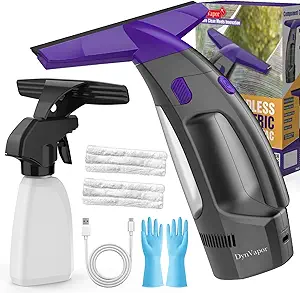 Cordless Window Vacuum & Squeegee – Streak-Free Cleaning Made Easy