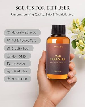 AROMADD 24K Celestia Diffuser Oil – Inspired by the Signature W Hotel Scent | 3.38 Fl Oz (100ml)