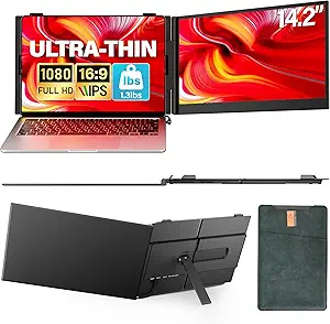 Ultra-Thin Portable Laptop Monitor – 14.2" FHD Dual Screen