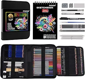 101-Piece Professional Colored Pencil Set – Complete Art & Sketching Kit for Artists