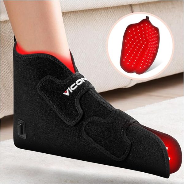 Viconor Red & Near-Infrared Light Therapy Foot Boots – LED Therapy Shoes for Enhanced Foot Health