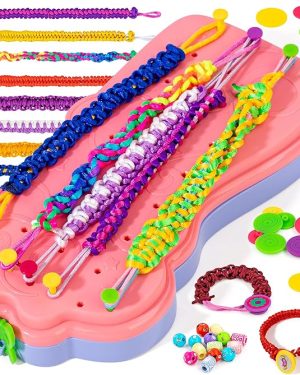 Friendship Bracelet Making Kit for Girls Ages 6-12 – Arts & Crafts Craft Kit, Fun DIY Toy, Perfect Christmas Gift Idea