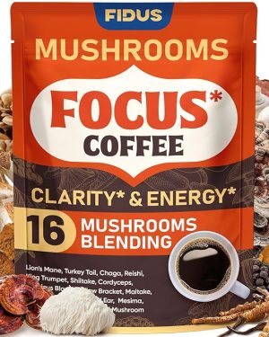 Fidus 16-in-1 Mushroom Coffee – 50 Servings