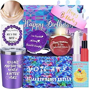 Unique Inspirational Birthday Gifts for Women — Perfect for Her, Friendship, Sister, Best Friend, Mom, Girlfriend, Wife, Teen Girls, or Besties | Self-Care Basket Box Set
