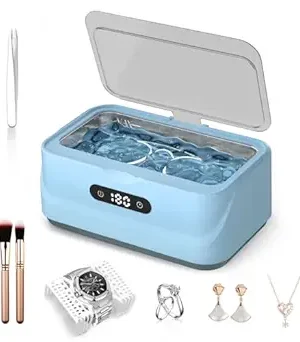 Ultrasonic Jewelry Cleaner – 48kHz Digital Ring & Accessory Cleaner