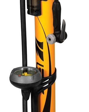 BV Bicycle Floor Pump, Durable 17/24-Inch Design, 160 PSI Capacity, Smart Valve Head Automatically Compatible with Presta & Schrader Valves