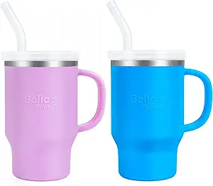 Bella’s Friends Handy Mini Tumbler – 2-Pack 9 oz Toddler Sippy Cups