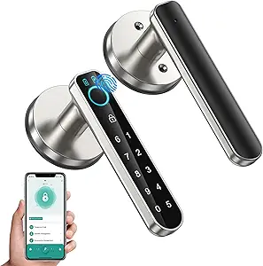 Smart Fingerprint Door Lock – Biometric Door Knob with Keyless Entry