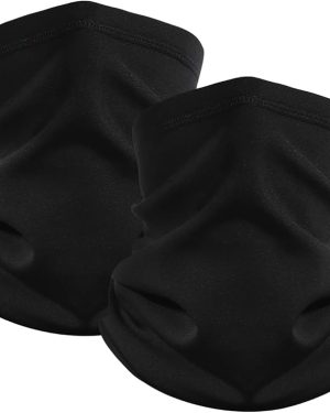 2-Pack Neck Warmer Gaiters for Men & Women – Windproof Face Mask & Scarf for Cold Weather Winter Accessories
