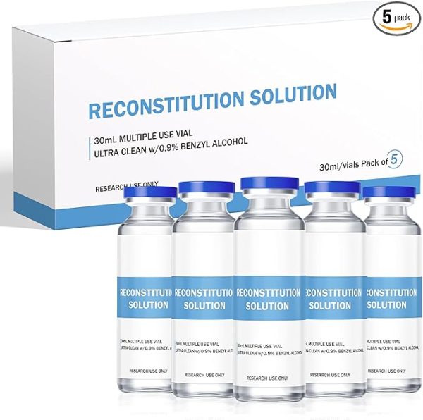 Premium Glass Vials for Reconstitution, 30 ml – Pack of 5