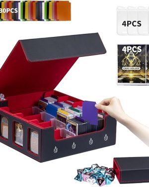 Card Storage Box for MTG Commander Decks – Holds 3200+ Cards