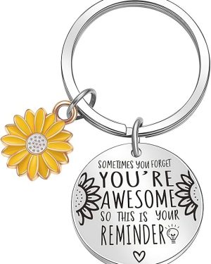 Inspirational Keychain for Women – Perfect Gift for Friends, Coworkers, Sisters, or Daughters | Birthday & Christmas Gift for Her