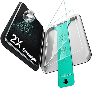 ESR 2-Pack Screen Protector for iPad Air 13" (7th & 6th Gen, M3/M2 2025/2024) – 9H Tempered Glass, UltraFit Tray, Apple Pencil Compatible, Scratch-Resistant, HD Clarity, Bubble-Free