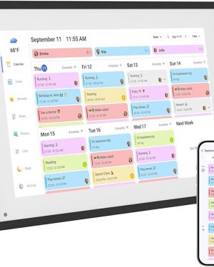 10.1" Smart Digital Calendar & Picture Frame – 2025-2026 Interactive Desk Planner