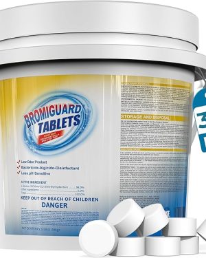 1-Inch Bromine Tablets – Pre-Stabilized Spa & Pool Sanitizer
