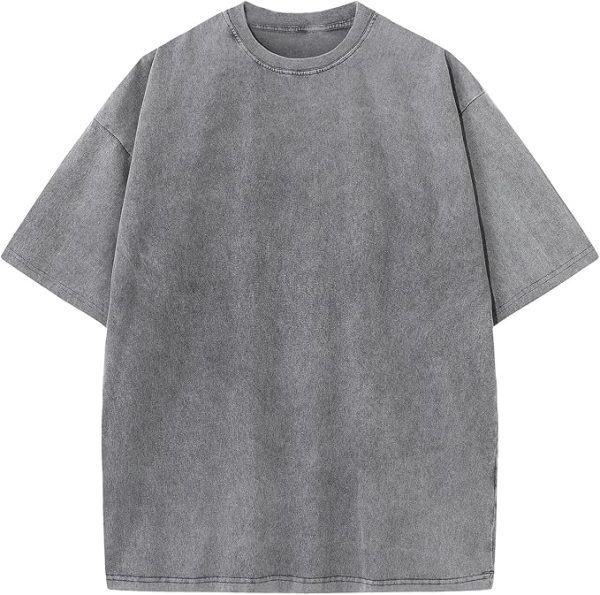 Oversized Cotton T-Shirt for Men & Women – Casual Loose Fit Short Sleeve Basic Tee