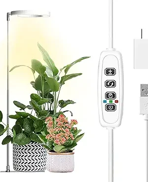 IMVSINCERE 72-LED Full Spectrum Indoor Plant Grow Light