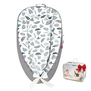 Taleco Gear Baby Lounger – 100% Cotton Breathable Infant Nest