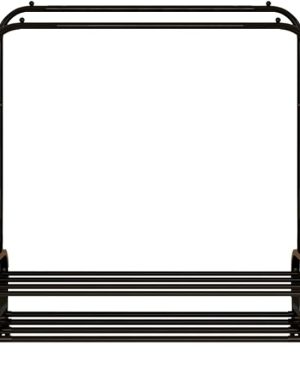 Adjustable Metal Clothes Rack with Wheels