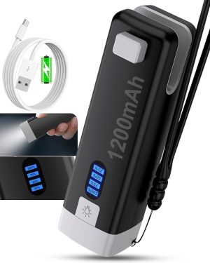 3-in-1 Mini Bag Sealer – USB-C Rechargeable, Heat Sealing with Built-in Cutter, Portable Resealer for Snacks & Food Storage, Matte Black