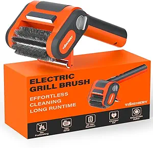 Electric Spin Grill Brush for Outdoor BBQ