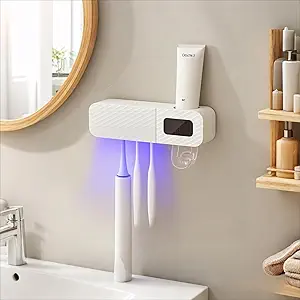 Smart Wall-Mounted Toothbrush Holder