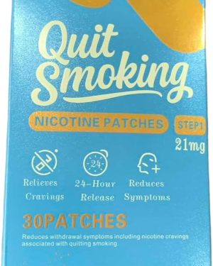 Step 1 Quit Smoking Patches – Effective Stop Smoking Aid, Works in 2 Weeks, Anti-Craving, 4-Pack