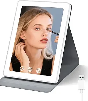 Portable LED Travel Makeup Mirror