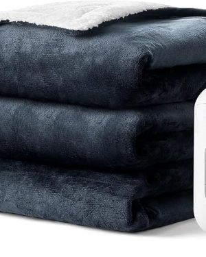 Heated Blanket – Soft Flannel Electric Throw